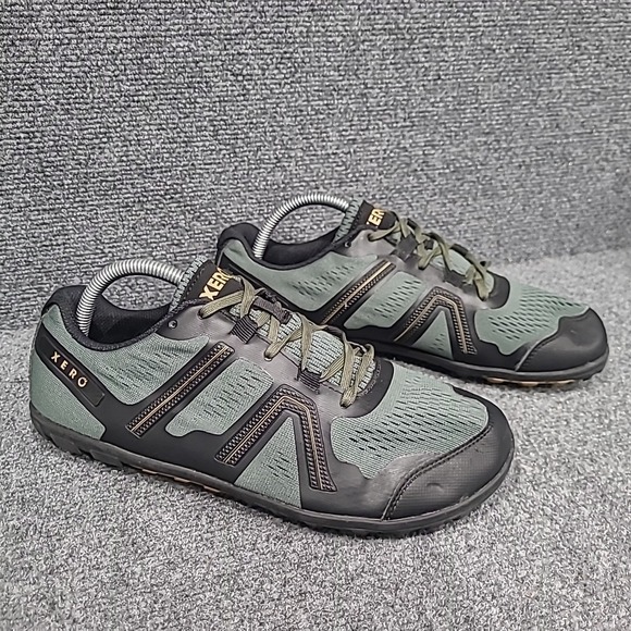 Xero Mesa Trail Minimalist Barefoot Running Shoes Men\'s Sz 9‎ Green Black main image 9